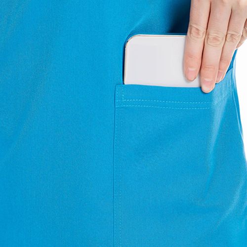 Nursing Scrubs Uniform Work Clothing For Massaging S Blue