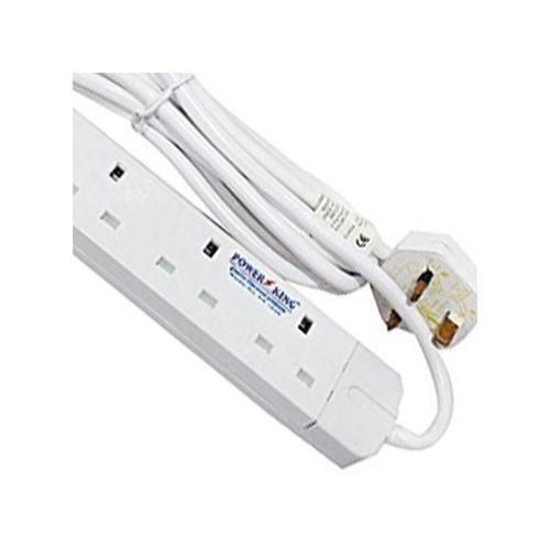 Power King 6ways Heavy Load Extension Cable-White