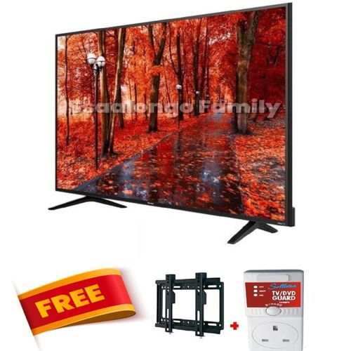 42 Inch Digital LED TV Clear Picture, Free TV Guard + Free Wall Mount Bracket - Black