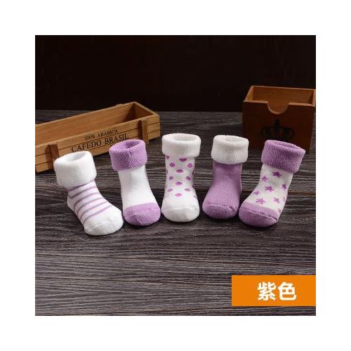 0-3 Years Old Newborn Cotton Children's Socks Terry Socks Baby Towel Socks Thickened Winter Baby Socks Mid-Calf Length Socks