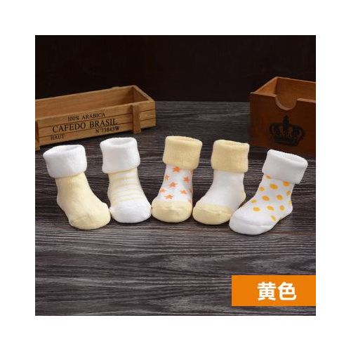 0-3 Years Old Newborn Cotton Children's Socks Terry Socks Baby Towel Socks Thickened Winter Baby Socks Mid-Calf Length Socks