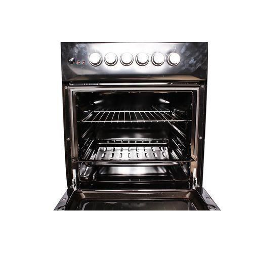 Blueflame Blue Flame Two Gas + Two Electric Upright Oven, 50x50cm - C5022E-B - Black