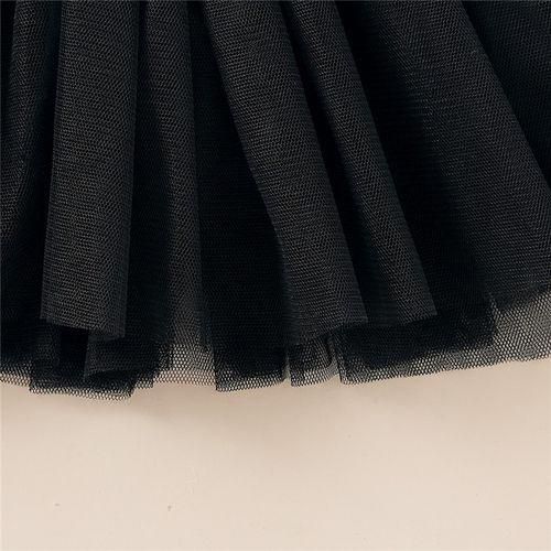 Baby girls princess dress black & white polka dot sling dress