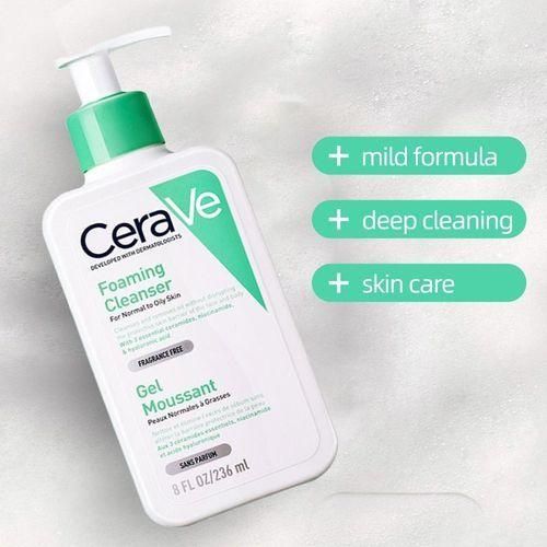 Cerave Foaming Facial Cleanser Niacinamide Oil Control