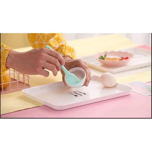 4pcs set Cute Flower Shape Egg Boiler Star Circle Plastic