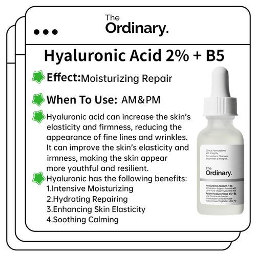 The Ordinary Hyaluronic Acid 2% + B5 Hydrating Repairing Serum(30ml)