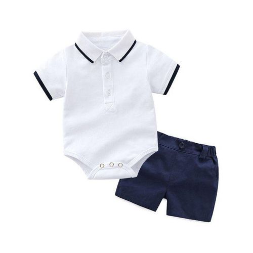 Fashion Clothing Set Romper Top Shorts Baby Suit Kids Clothes Sets
