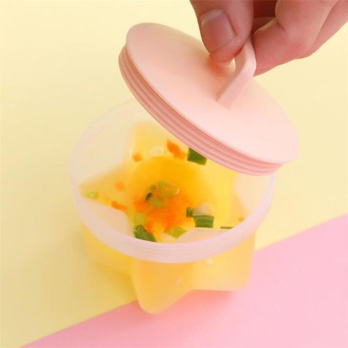 5Pcs Set Kitchen Kids Egg Boiler Set Cute Star Heart Flower