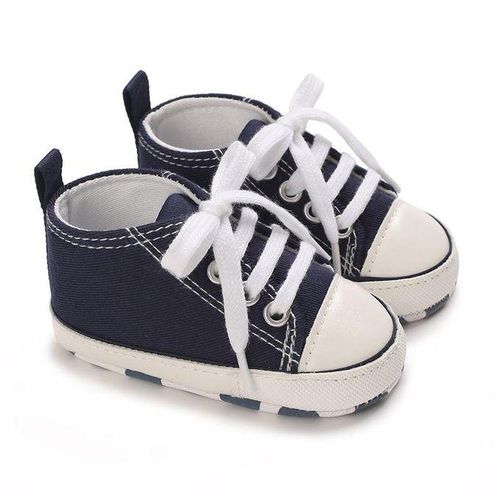 Classic Baby Canvas Sports Shoes Newborn Soft Soled Birthday Party Walking Shoes