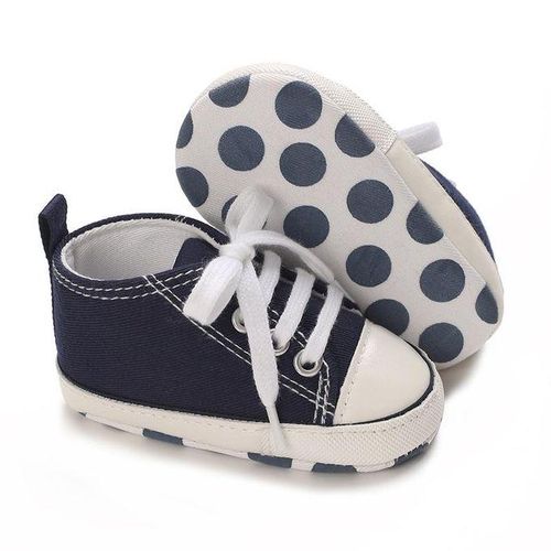Classic Baby Canvas Sports Shoes Newborn Soft Soled Birthday Party Walking Shoes