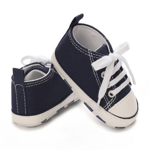 Classic Baby Canvas Sports Shoes Newborn Soft Soled Birthday Party Walking Shoes