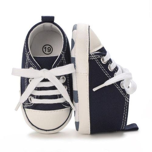 Classic Baby Canvas Sports Shoes Newborn Soft Soled Birthday Party Walking Shoes