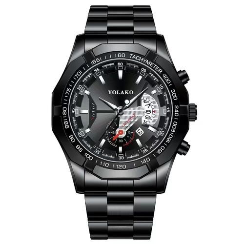 Casual Quartz Sports Wristwatch Full Steel Men Clock Quartz Wristwatches