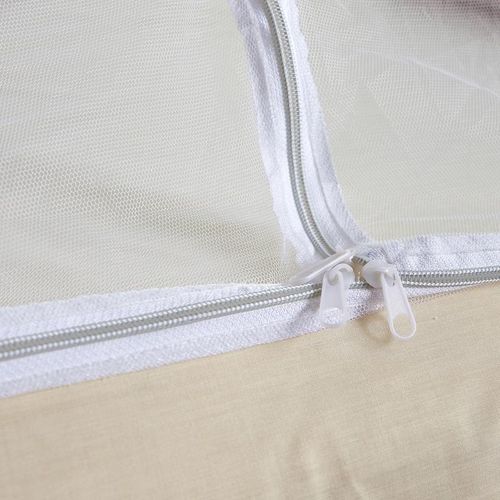 David Foldable Tent-Style Mosquito Net  With Zipperbed Net T1  WHITE