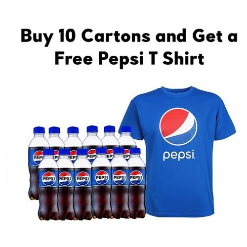 Pepsi Regular Soda *12Pcs - 500Ml