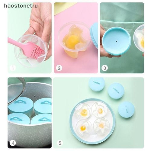 HAOS 1pcs Cute Egg Cooker Tools Egg Mold Maker Non- Plastic