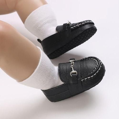 Spring And Autumn Infants And Young Children's Shoes 01 Year Old Male And Female Infants Learning To Walk Bean Shoes Non Slip Cloth Soles Wear Resistant Flat Shoes