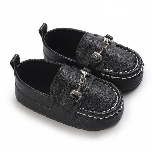 Spring And Autumn Infants And Young Children's Shoes 01 Year Old Male And Female Infants Learning To Walk Bean Shoes Non Slip Cloth Soles Wear Resistant Flat Shoes
