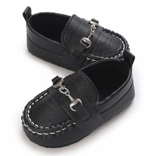 Spring And Autumn Infants And Young Children's Shoes 01 Year Old Male And Female Infants Learning To Walk Bean Shoes Non Slip Cloth Soles Wear Resistant Flat Shoes