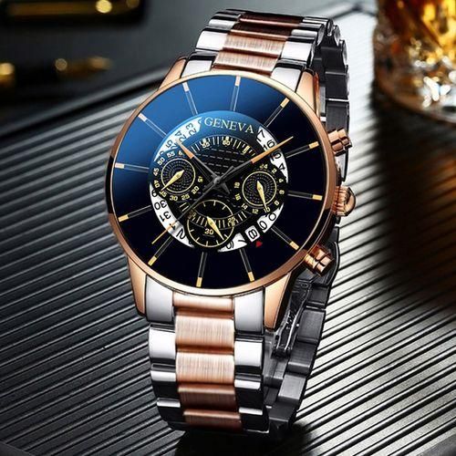 Men Business Watches Clock Male Stainless Steel Quartz Wrist Watch