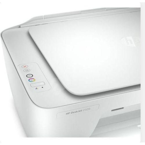 Hp Genuine Colour DeskJet 2320 All-In-One Printer Copy, Scan,Print +2 Starter Catridges Black And White - White