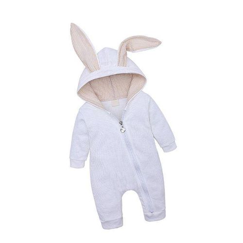 Prettyia     New     Born     Baby     Rabbit     White (0-3 Months)