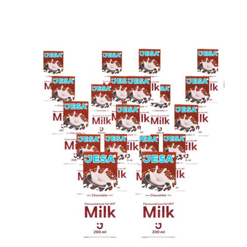 JESA Pack Of 24 Flavoured Milk, Chocolate - 200Ml