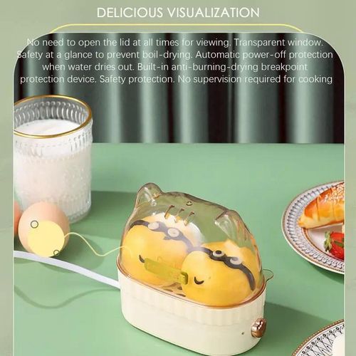 Hard Boiled Egg Cooker Portable Multi Function Rapid