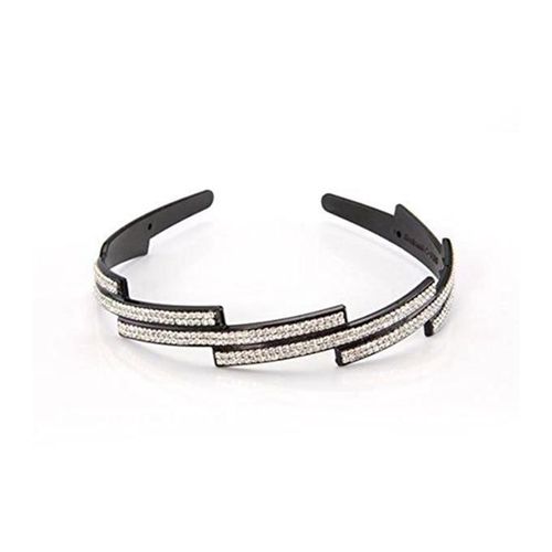 915 Generation  Plastic Crystal Rhine Headband Hair Band Aliceband
