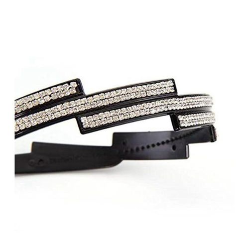 915 Generation  Plastic Crystal Rhine Headband Hair Band Aliceband