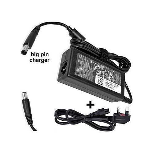 DELL laptop, big Pin charger : 19.5V, 3.34A 65W  - Black