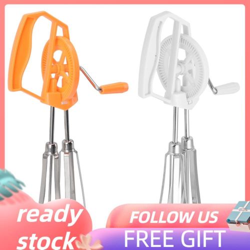 Hanhan1 Egg Beater Widely Used Hand Crank Manual Mixer for