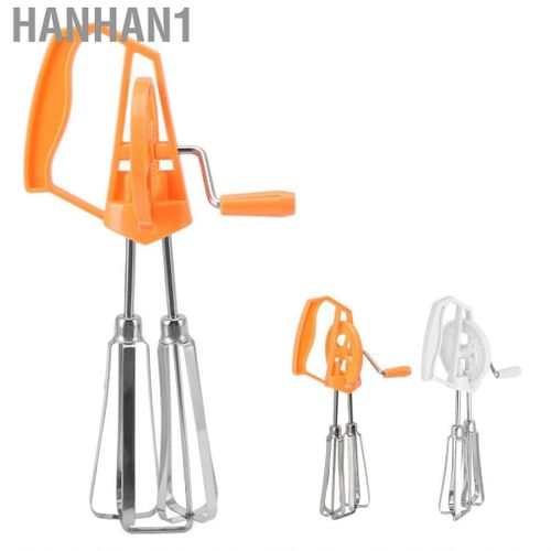 Hanhan1 Egg Beater Widely Used Hand Crank Manual Mixer for