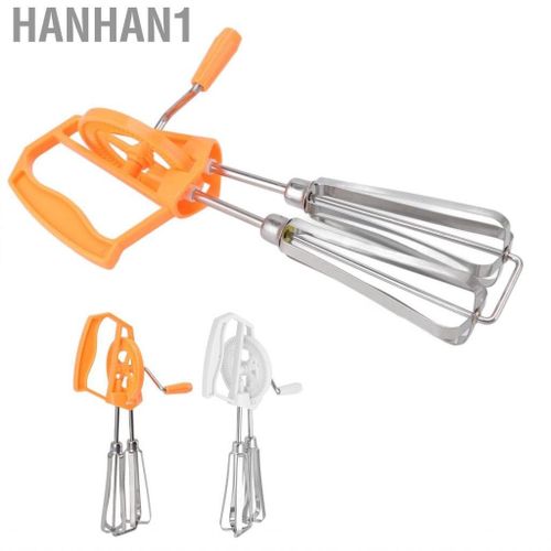 Hanhan1 Egg Beater Widely Used Hand Crank Manual Mixer for
