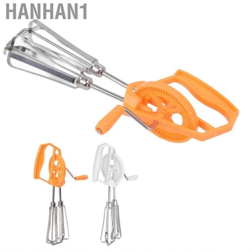 Hanhan1 Egg Beater Widely Used Hand Crank Manual Mixer for