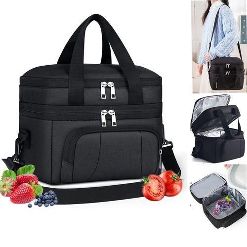 Ggenerici 12 Litre Insulated Lunch Box Black