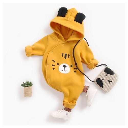 Fashion Cotton Newborn Baby Boys Girls Winter Bodysuits T-iger Cute
