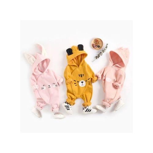 Fashion Cotton Newborn Baby Boys Girls Winter Bodysuits T-iger Cute