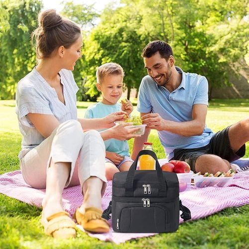 Ggenerici 12 Litre Insulated Lunch Box Black