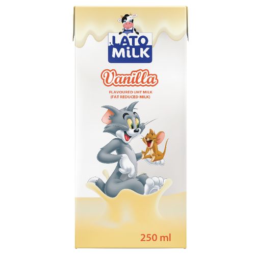 Lato Milk Pack of 12  Vanilla Flavored milk - 250ml