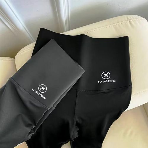 Spring Autumn Shark Women's High slimming Yoga Peach Barbie Tight Waist and Hip Lifting Pants, No