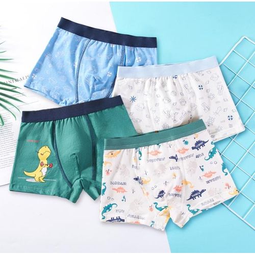 4pcs Children's Underwear Boys' Pure Cotton A-class Four Corner Shorts