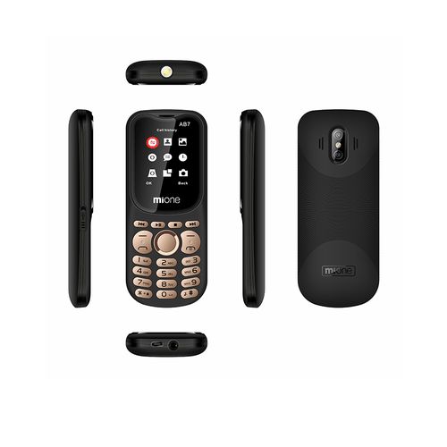 Mione AB7-Dual SIM 1.77" 1050mAh With Camera-Black(1 YR WRTY)