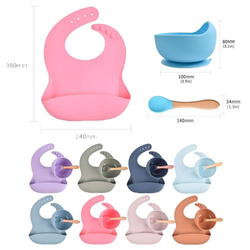 silicone dinner plates Rose