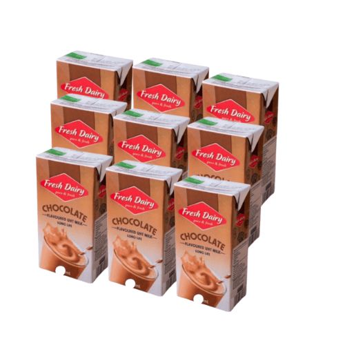 Fresh Dairy Chocolate Flavoured 250Ml Carton *12Pcs