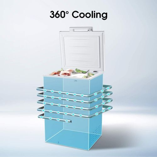 Hisense 130 Liters Gross Chest Freezer FC13DT4ST- Grey 3 Years Warranty
