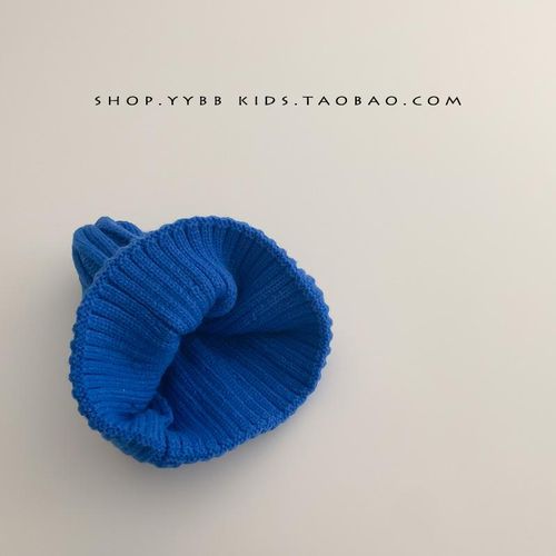 South Korea Ins Baby Wool Cap Autumn and Winter Knitted Warm Baby Hat Western Style All-Matching Men and Women Children's Beanie Cap
