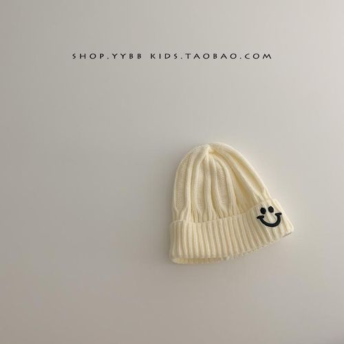 South Korea Ins Baby Wool Cap Autumn and Winter Knitted Warm Baby Hat Western Style All-Matching Men and Women Children's Beanie Cap