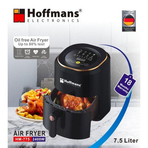 Hoffmans  7.5litres Air Fryer HM-775 - Black