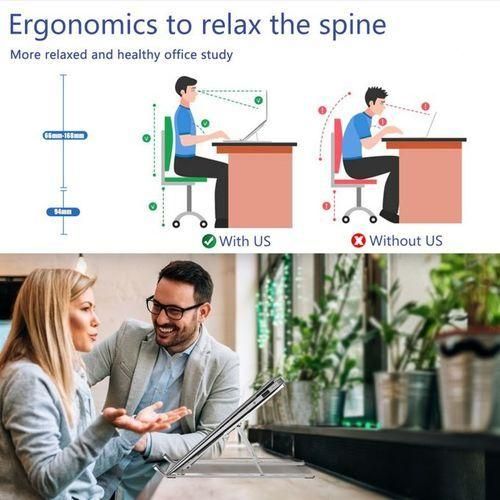 EAGEAT Metal Foldable Laptop Tablet Stand